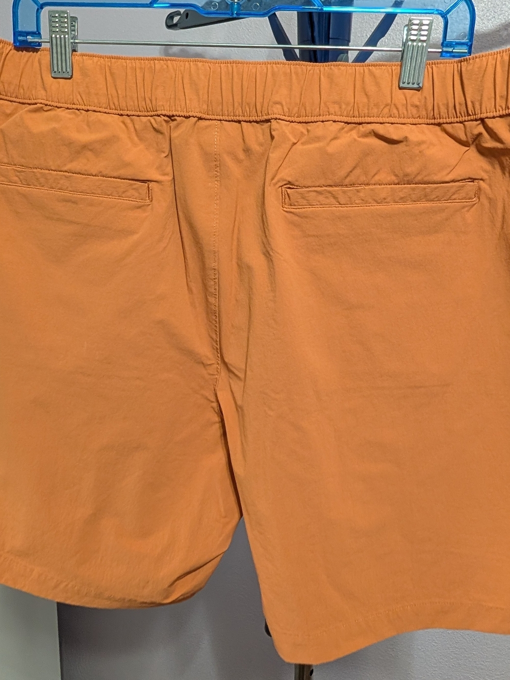 Sonoma Men's Orange Cargo Shorts with Black Webbing Belt - Picture 2 of 3